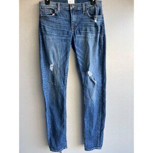 Hudson Jeans Womens Size 28 Krista Stretch Medium Wash Distressed